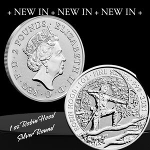 1 oz 2021 Great Britain Myths and Legends - Robin Hood Silver Coin